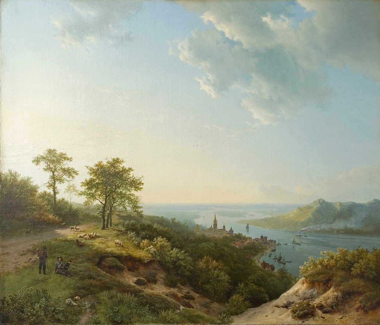 Vue sur Heidelberg, 1837 - Barend Cornelis Koekkoek