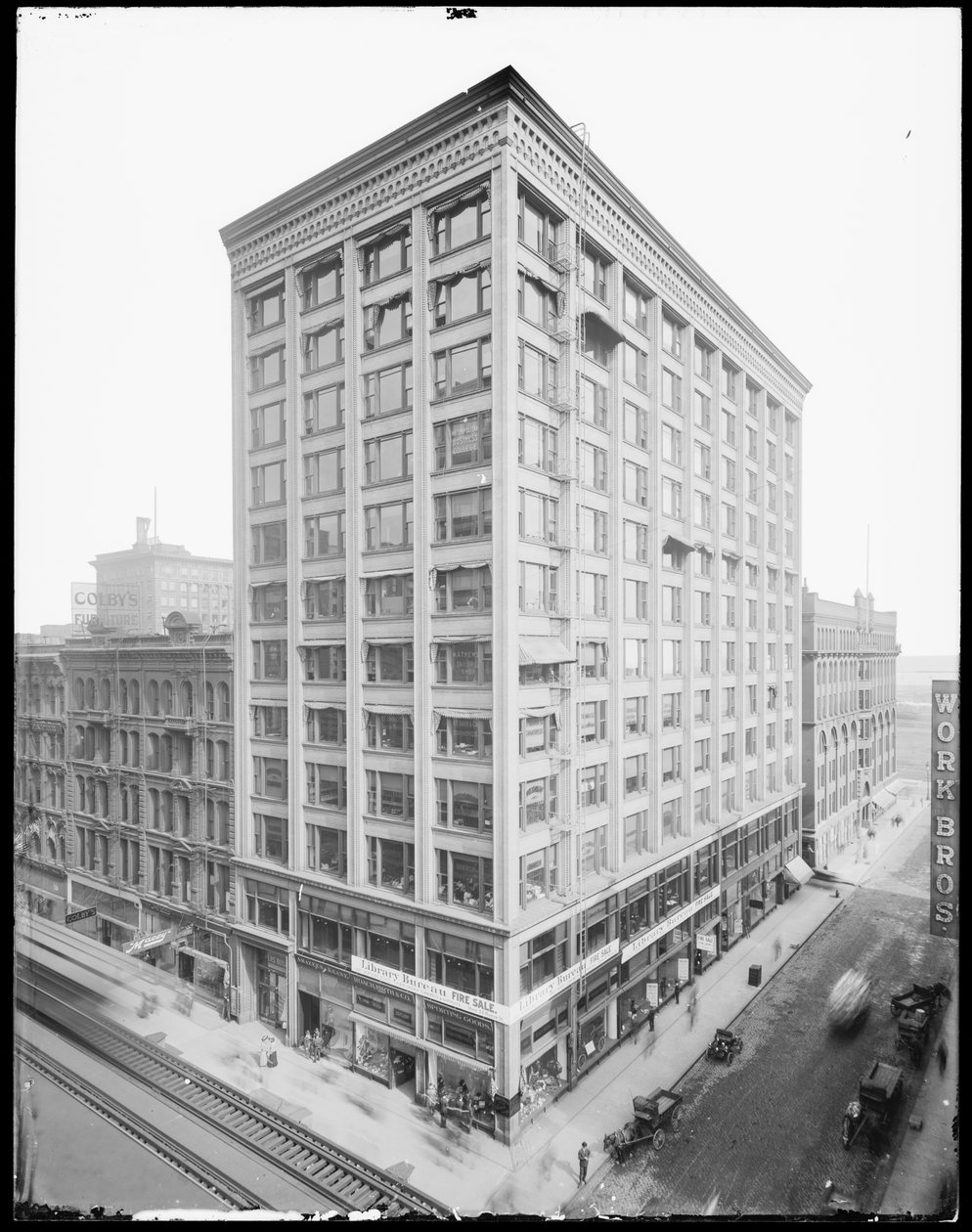 Bâtiment Powers, Chicago, Illinois, USA, c.1903 - Barnes and Crosby