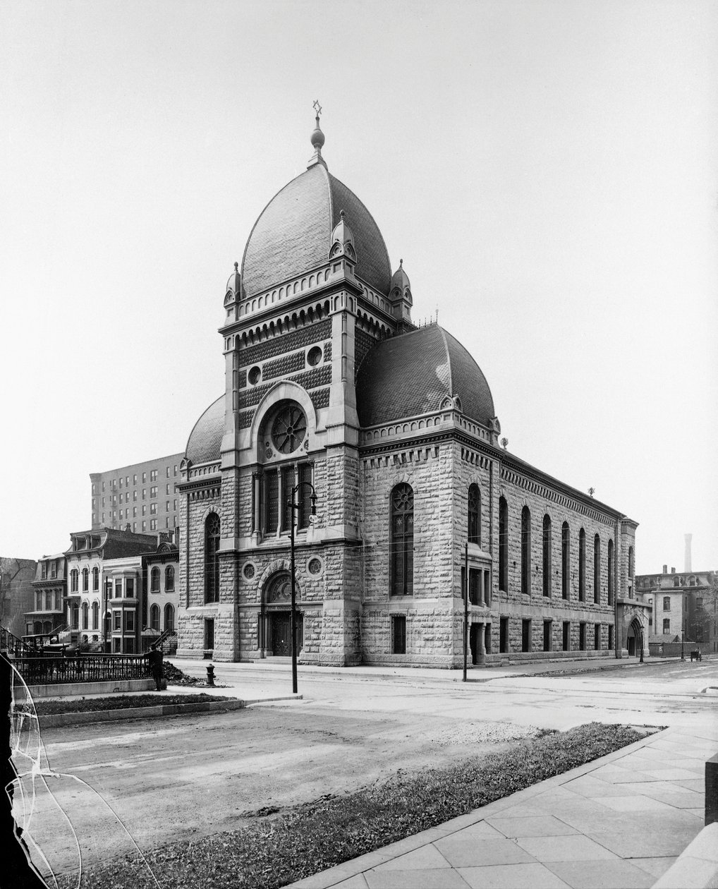 Congrégation du Sinaï, Chicago, Illinois, USA, vers 1900 - Barnes and Crosby