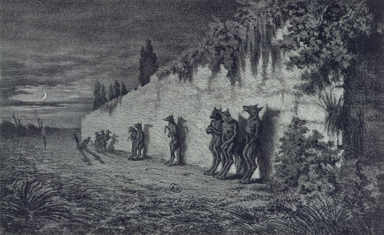 Loups-garous, illustration pour 