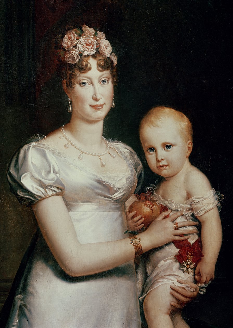 Marie-Louise (1791-1847) de Habsbourg-Lorraine et le roi de Rome (1811-32) (détail) - Baron François Pascal Simon Gérard
