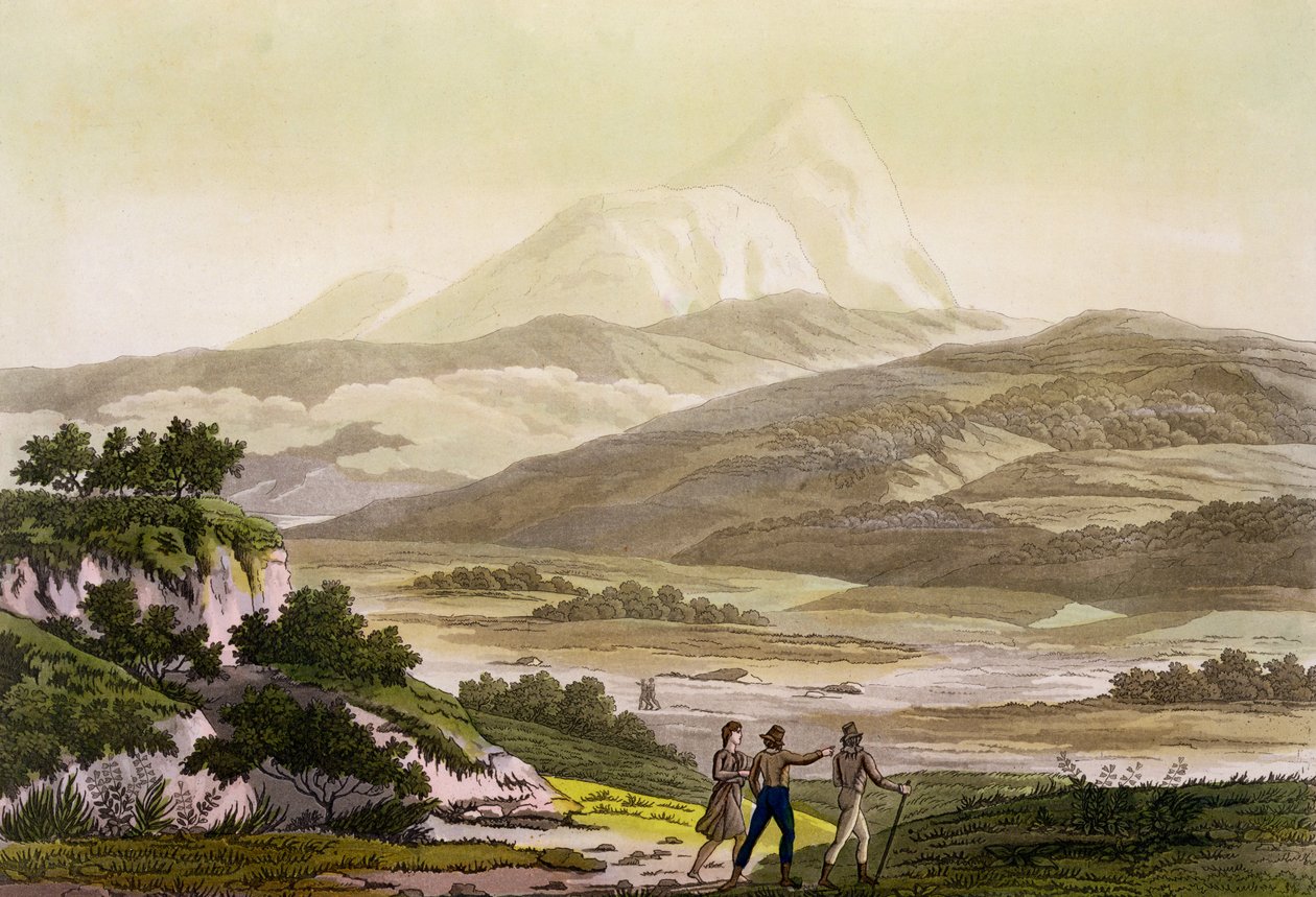 Mont Cayambe, Équateur, de 