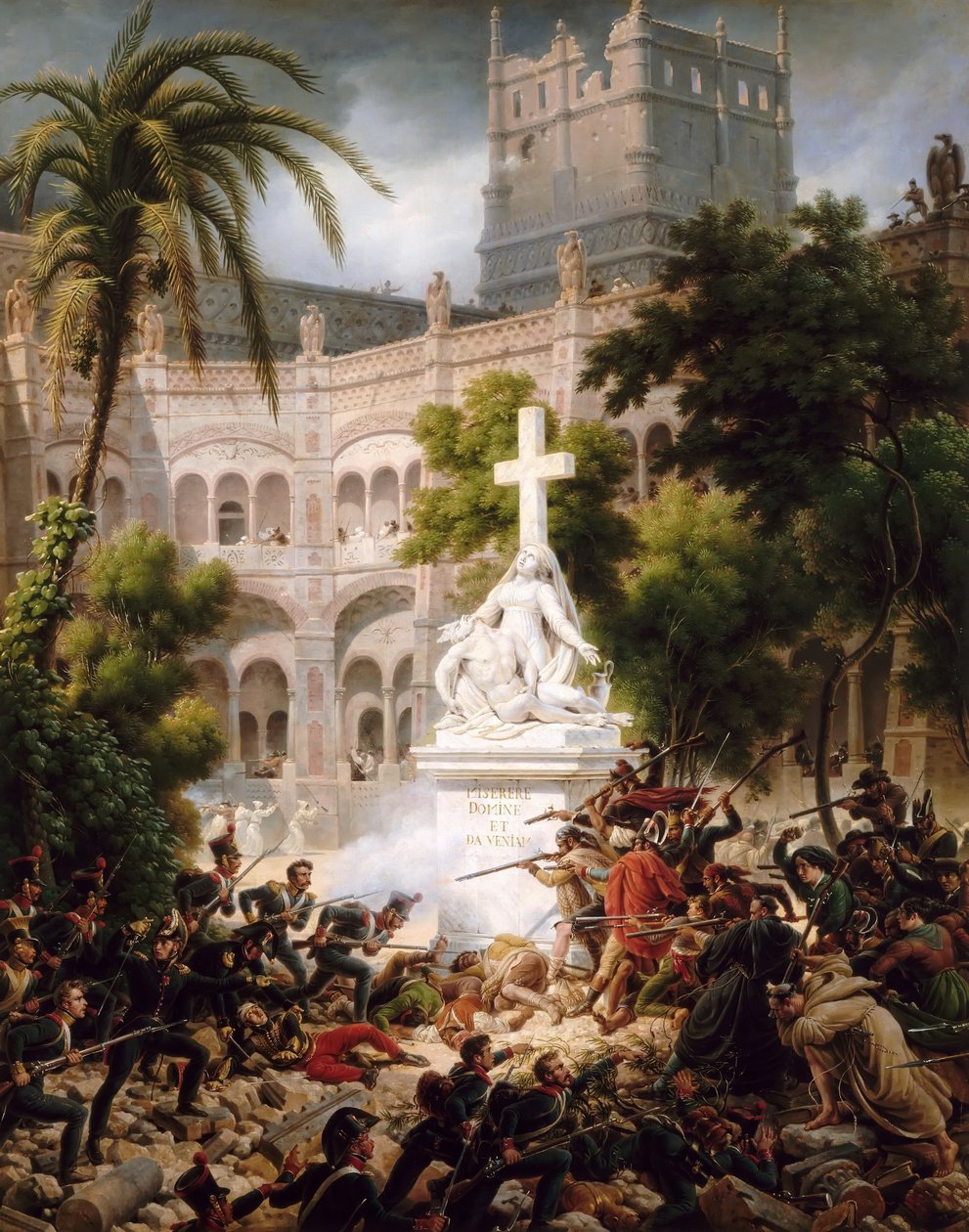 Assaut du monastère de Santa Engracia, 8 février 1809 - Baron Lejeune Louis François