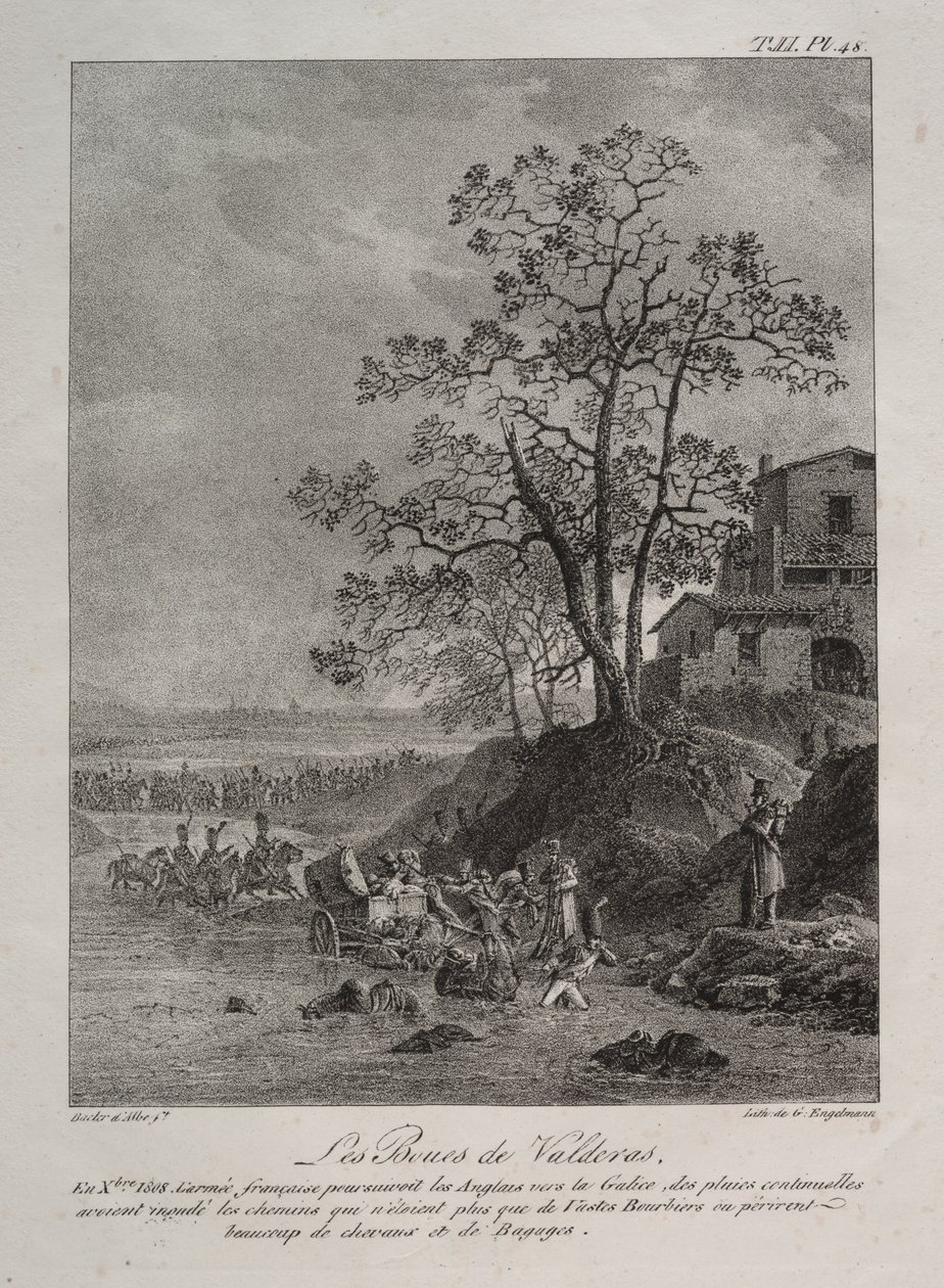 Campagne Espagnole : Les Marais de Valderas, Province de León - Baron Louis Albert Guillain Bacler d