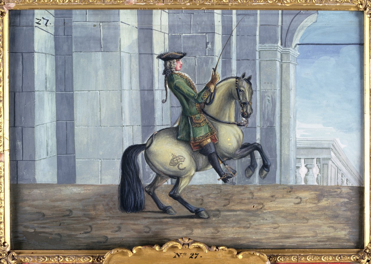 No. 27 Un cheval gris de l