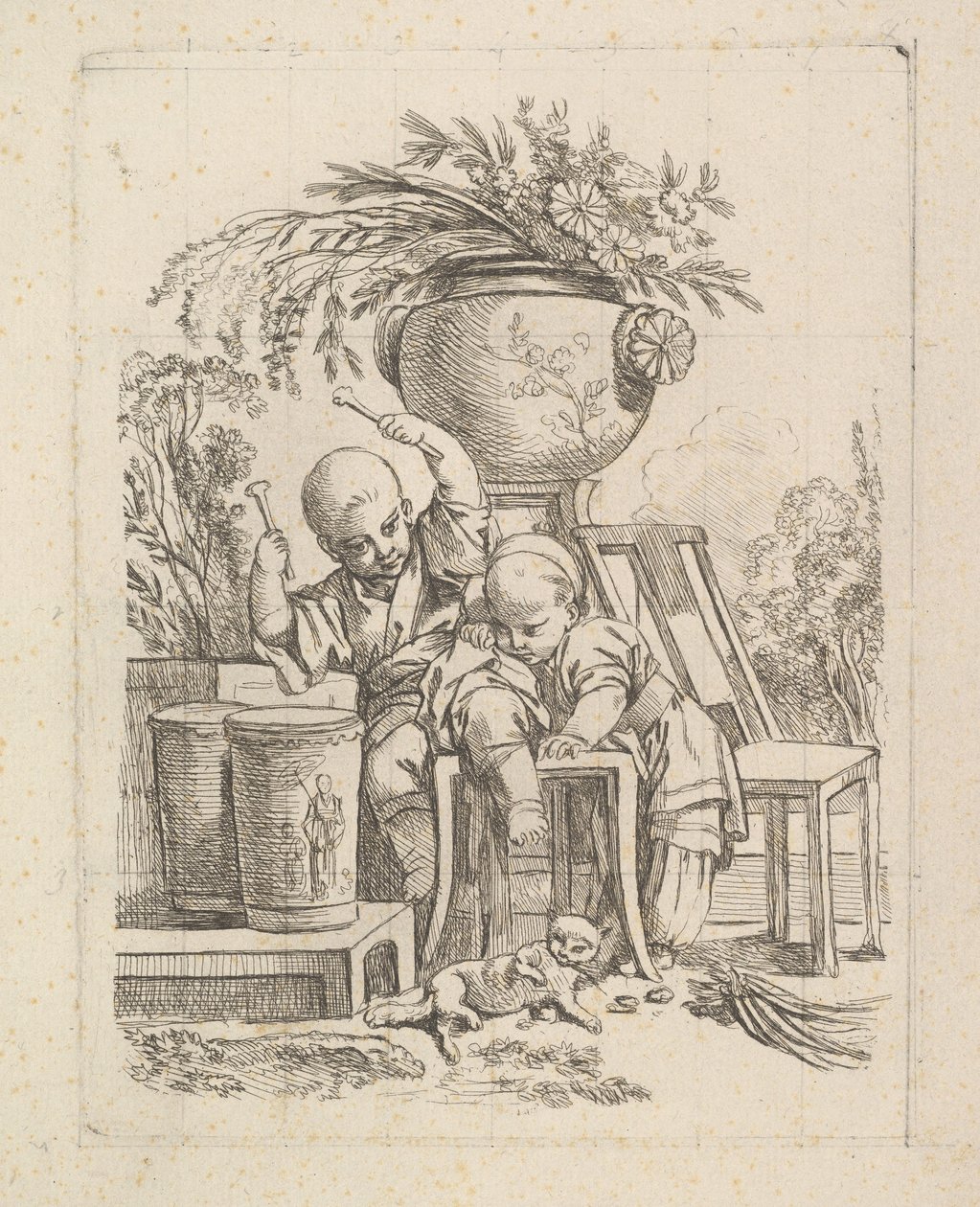 Deux enfants, l
