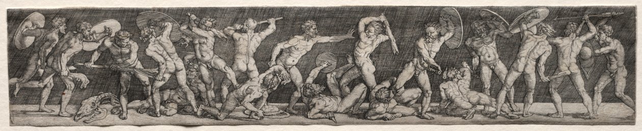 Bataille des hommes nus - Barthel Beham
