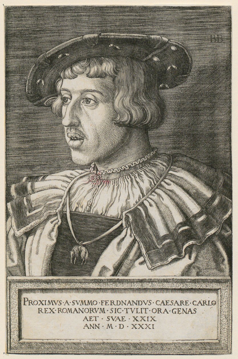 Portrait du roi Ferdinand Ier - Barthel Beham