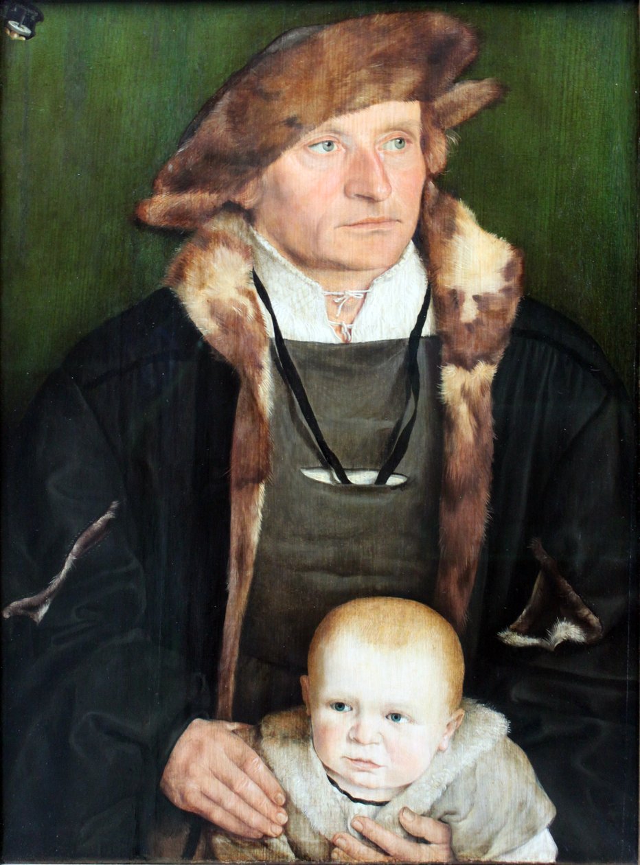 Portrait de Hans Urmiller et de son fils - Barthel Beham