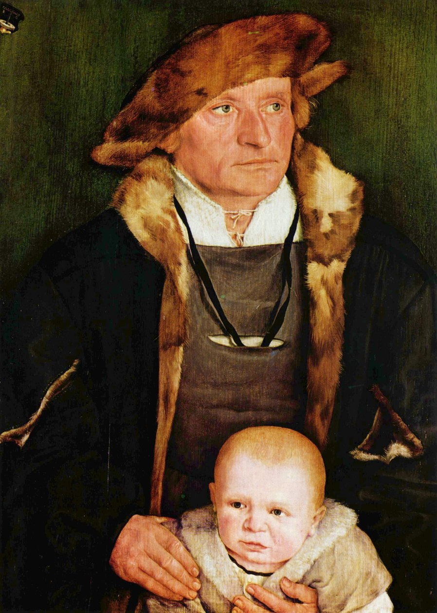 Portrait de Hans Urmiller et de son fils - Barthel Beham