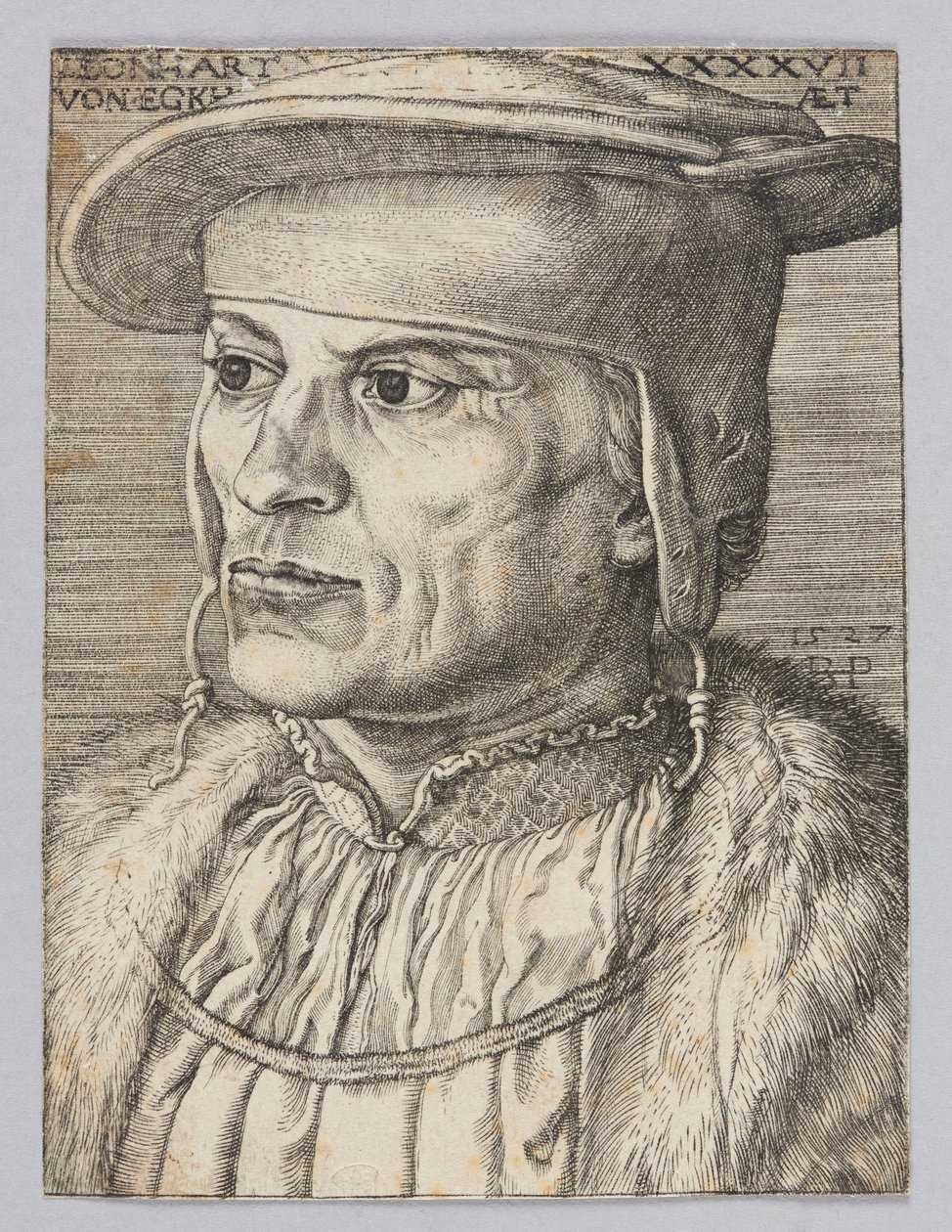 Portrait de Leonard Van Eckh - Barthel Beham