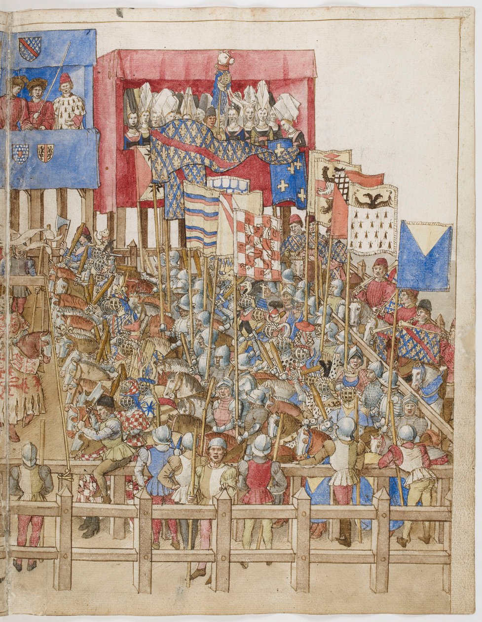 Enluminure du Livre des tournois du Roi René d