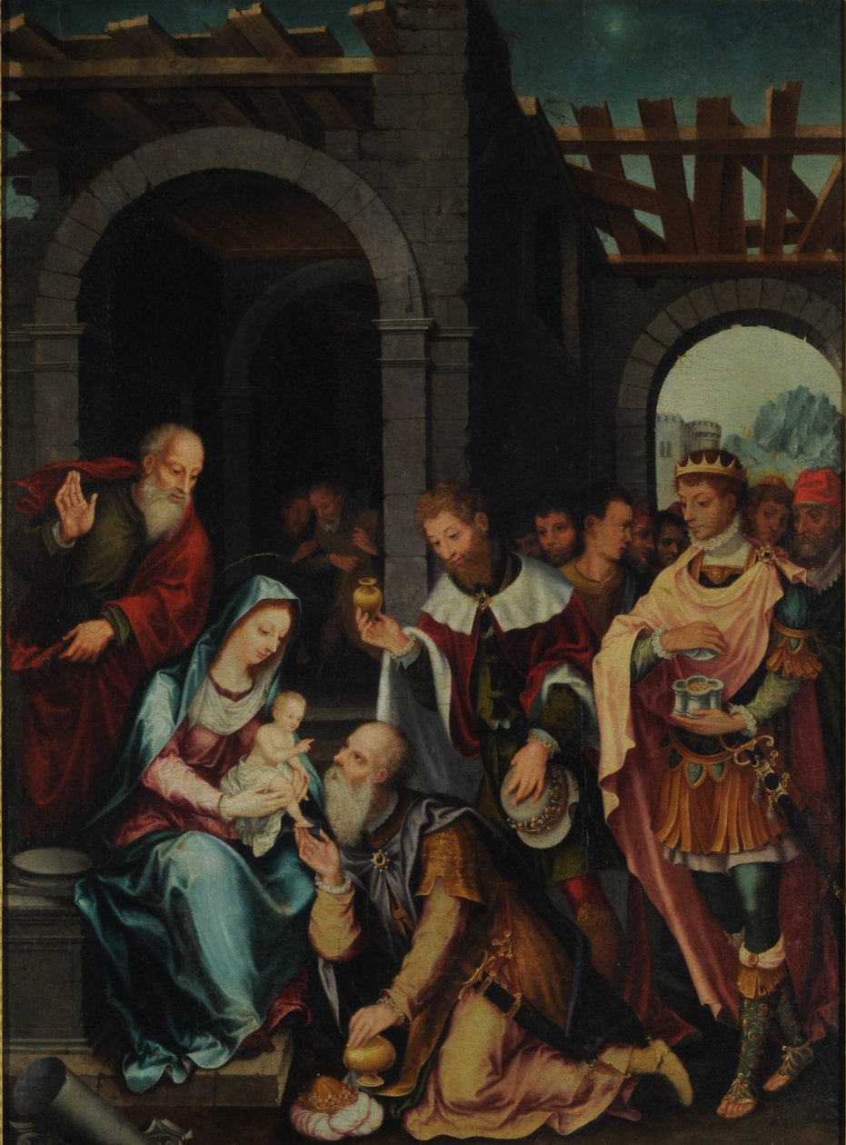 Adoration des Mages - Bartholomaeus Bruyn the Elder