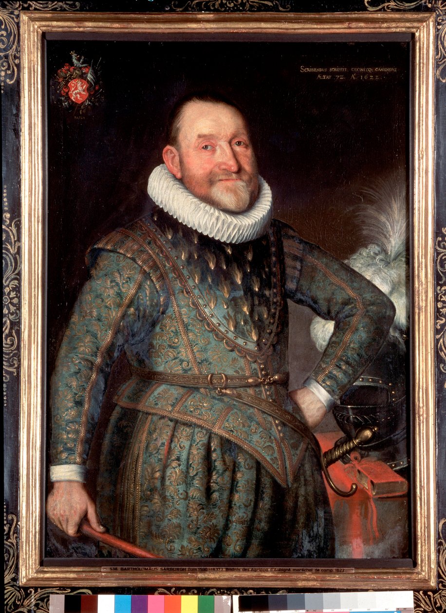 Portrait du poète français Théodore Agrippa d