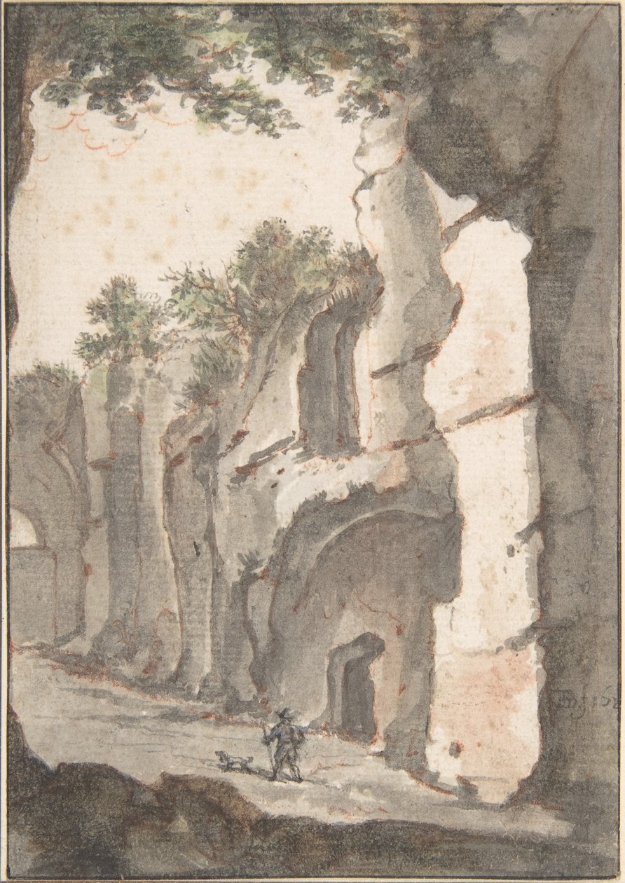 Vue romaine - Bartholomeus Breenbergh