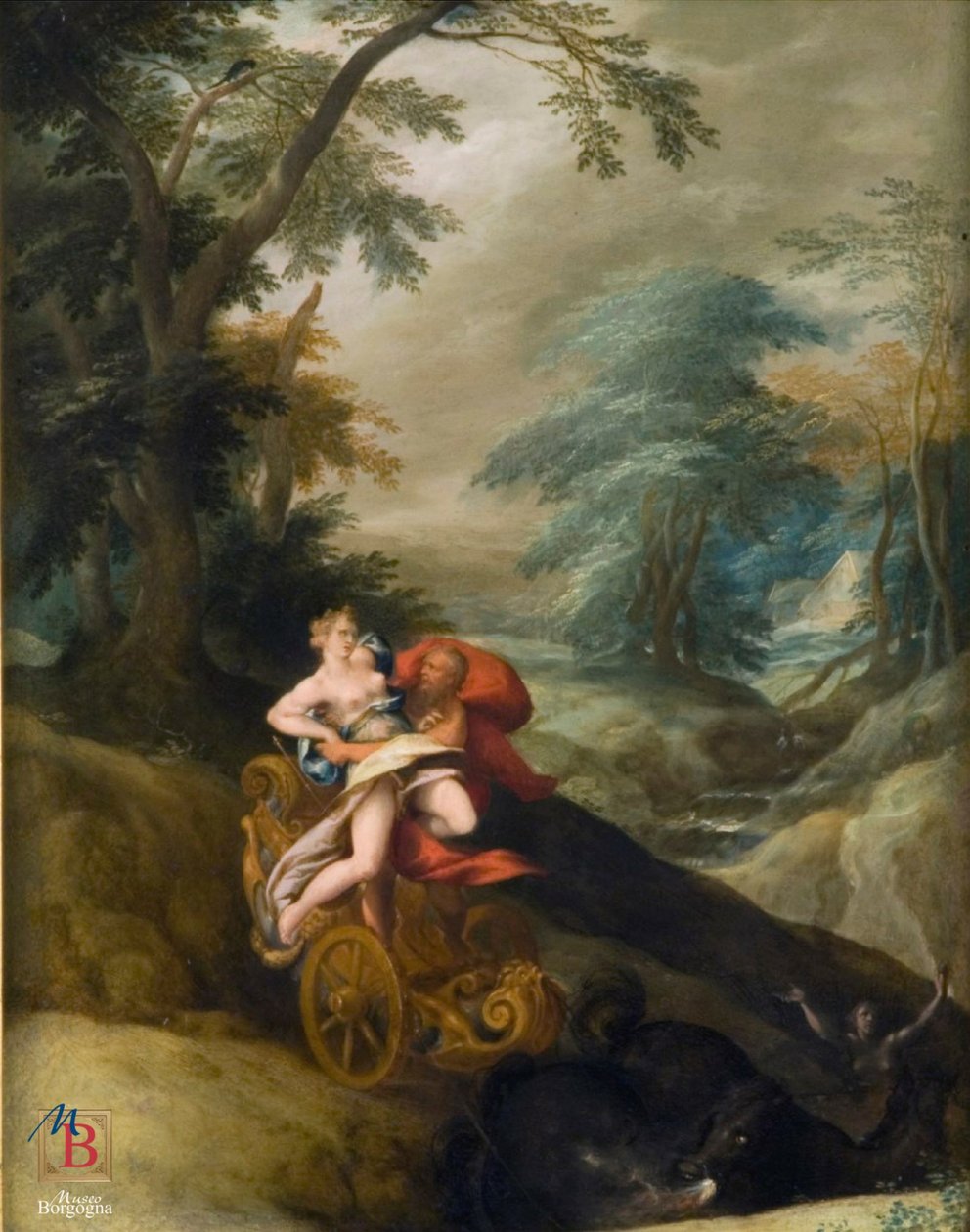 Le viol de Perséphone - Bartholomeus Spranger