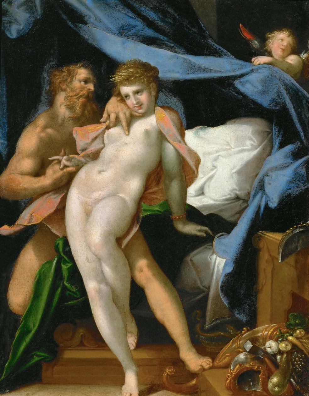 Vulcain et Maia - Bartholomeus Spranger