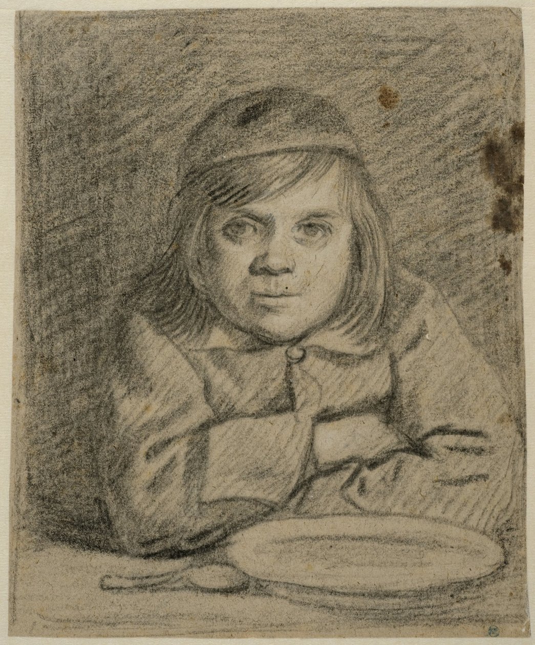 Garçon aux bras croisés à une table - Bartholomeus van der Helst