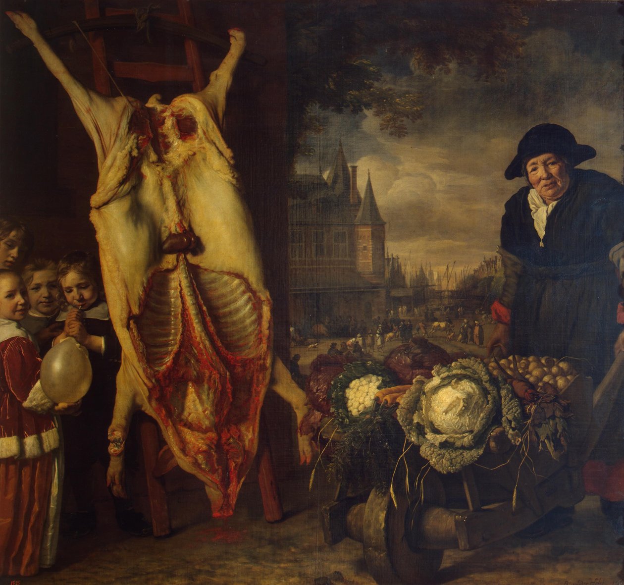 Le Nieuwmarkt à Amsterdam - Bartholomeus van der Helst