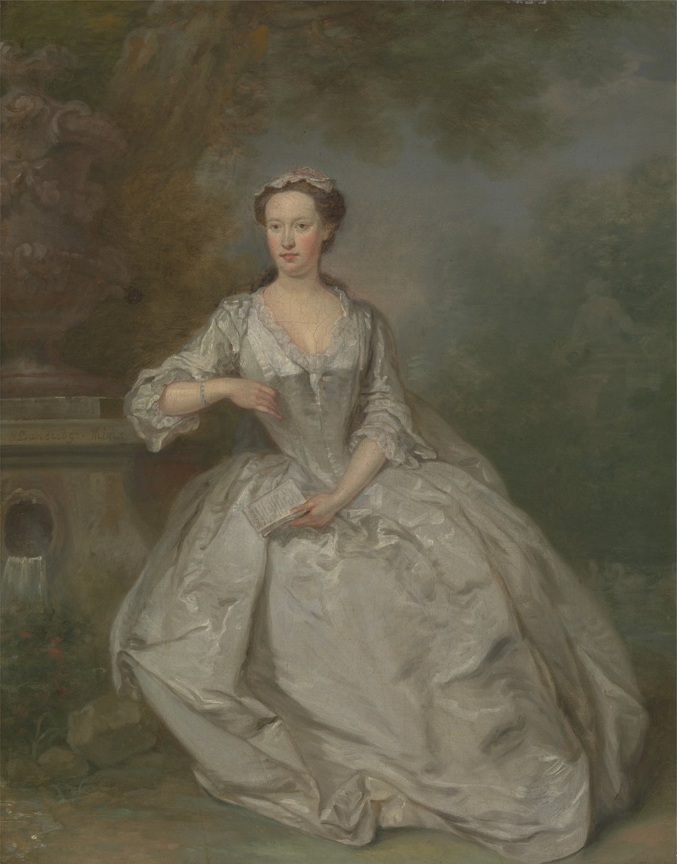 Une dame avec un livre, c.1730-40 - Bartholomew Dandridge