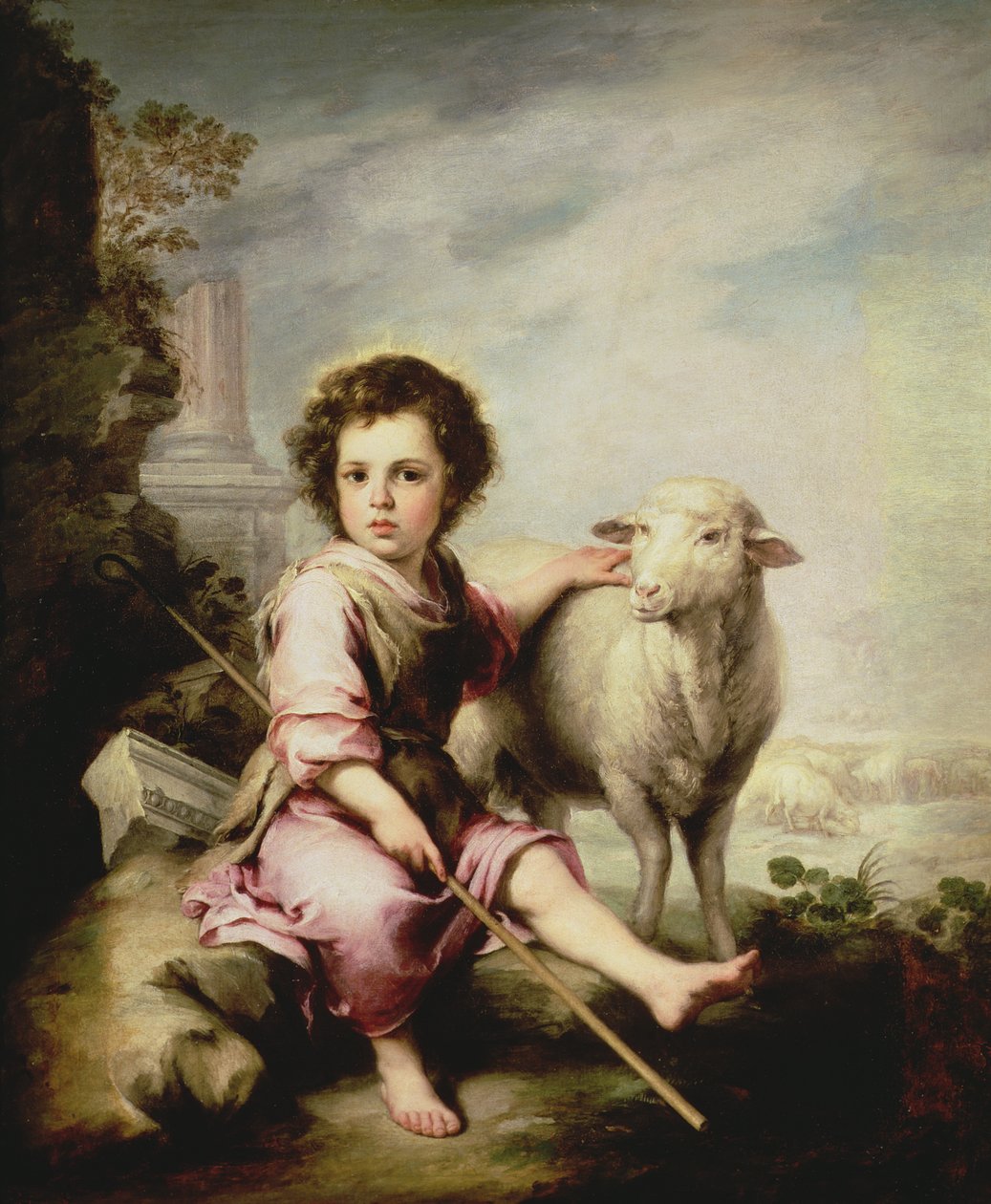 Le Bon Pasteur, c.1650 - Bartolomé Esteban Murillo
