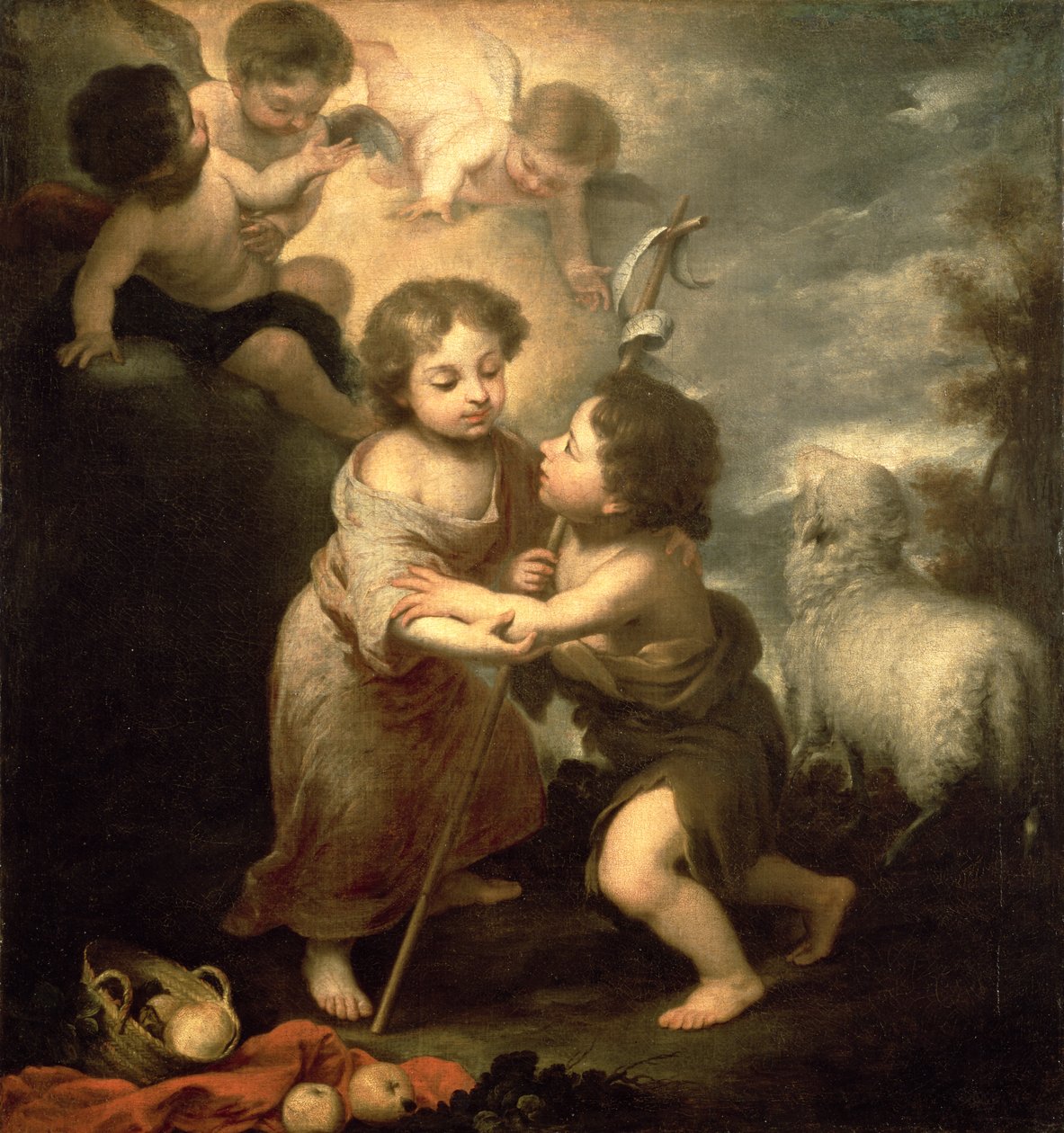 Les enfants Christ et Jean-Baptiste - Bartolomé Esteban Murillo