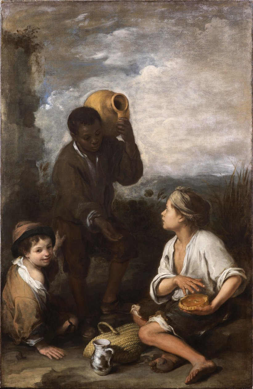 Trois garçons (Dulwich Picture Gallery) - Bartolomé Esteban Murillo