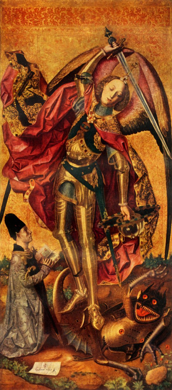 Saint Michel triomphe du Diable, 1468, 1946 - Bartolomé Bermejo