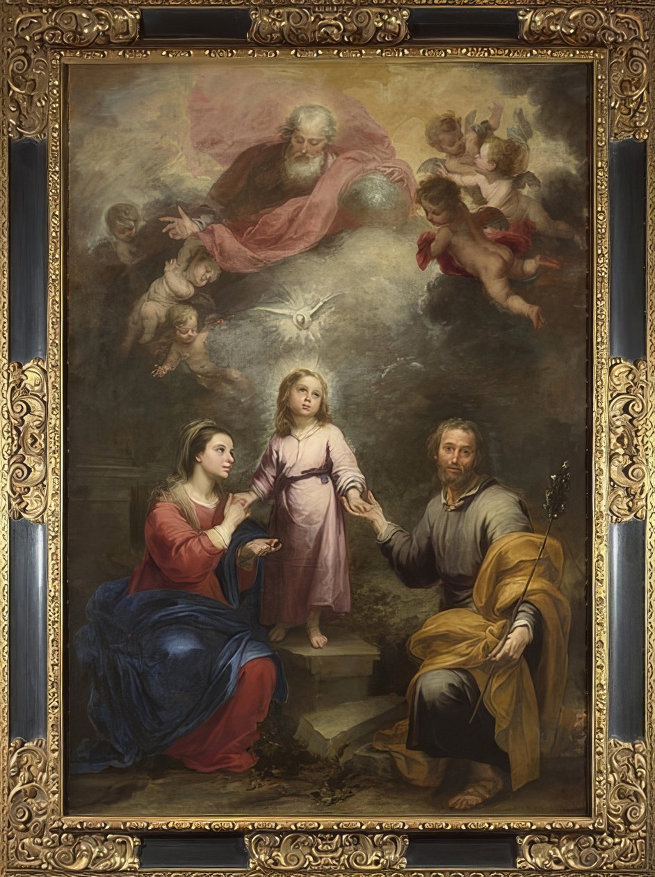 La Trinité céleste et terrestre - Bartolomé Esteban Murillo