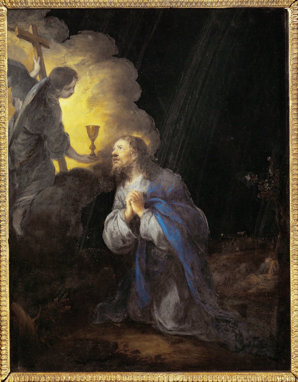 Le Christ au jardin des oliviers - Le Christ au jardin de Gethsémani ... - Bartolome Esteban (school of) Murillo