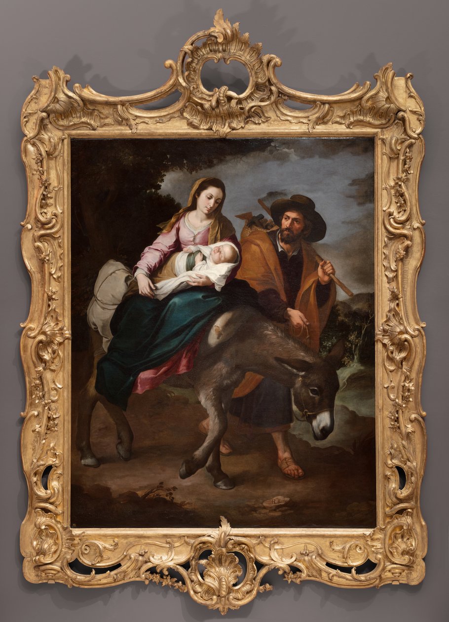 La fuite en Égypte, c.1647-50 - Bartolomé Esteban Murillo