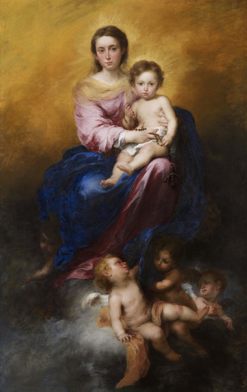 La Vierge du Rosaire  - Bartolomé Esteban Murillo