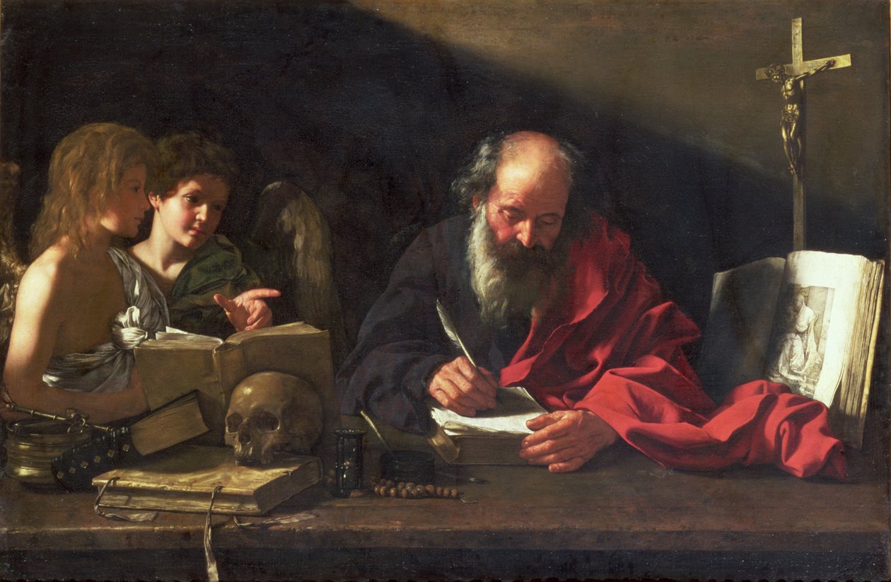 Saint Jérôme dans son étude - Bartolomeo Cavarozzi