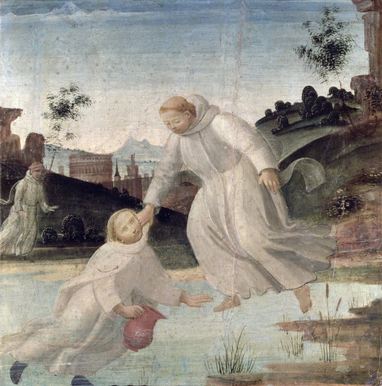 Scènes de la vie de Saint Benoît : Maurus, sur l