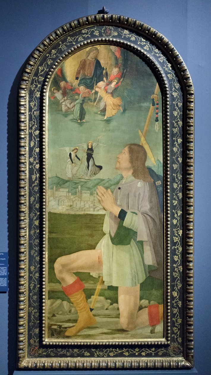 Saint Roch chasse la peste d