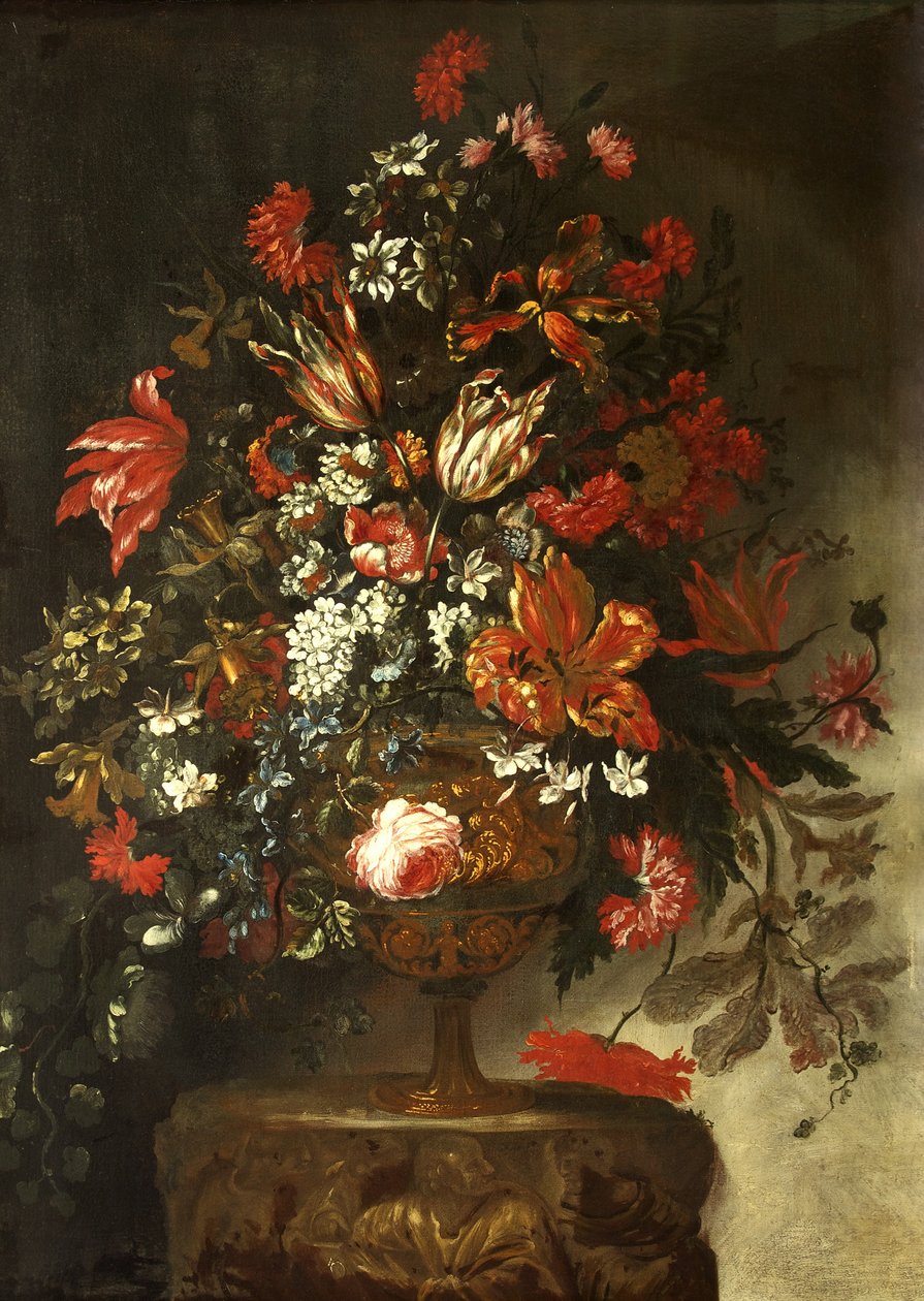 Pièce florale, vers 1700 - Bartolomeo Bimbi