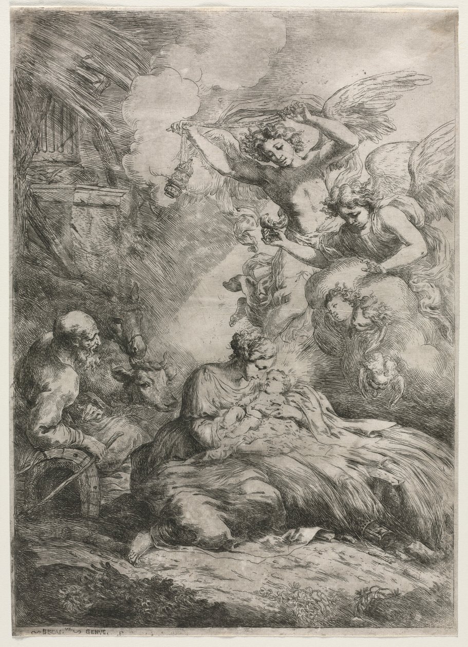 La Nativité - Bartolomeo Biscaino