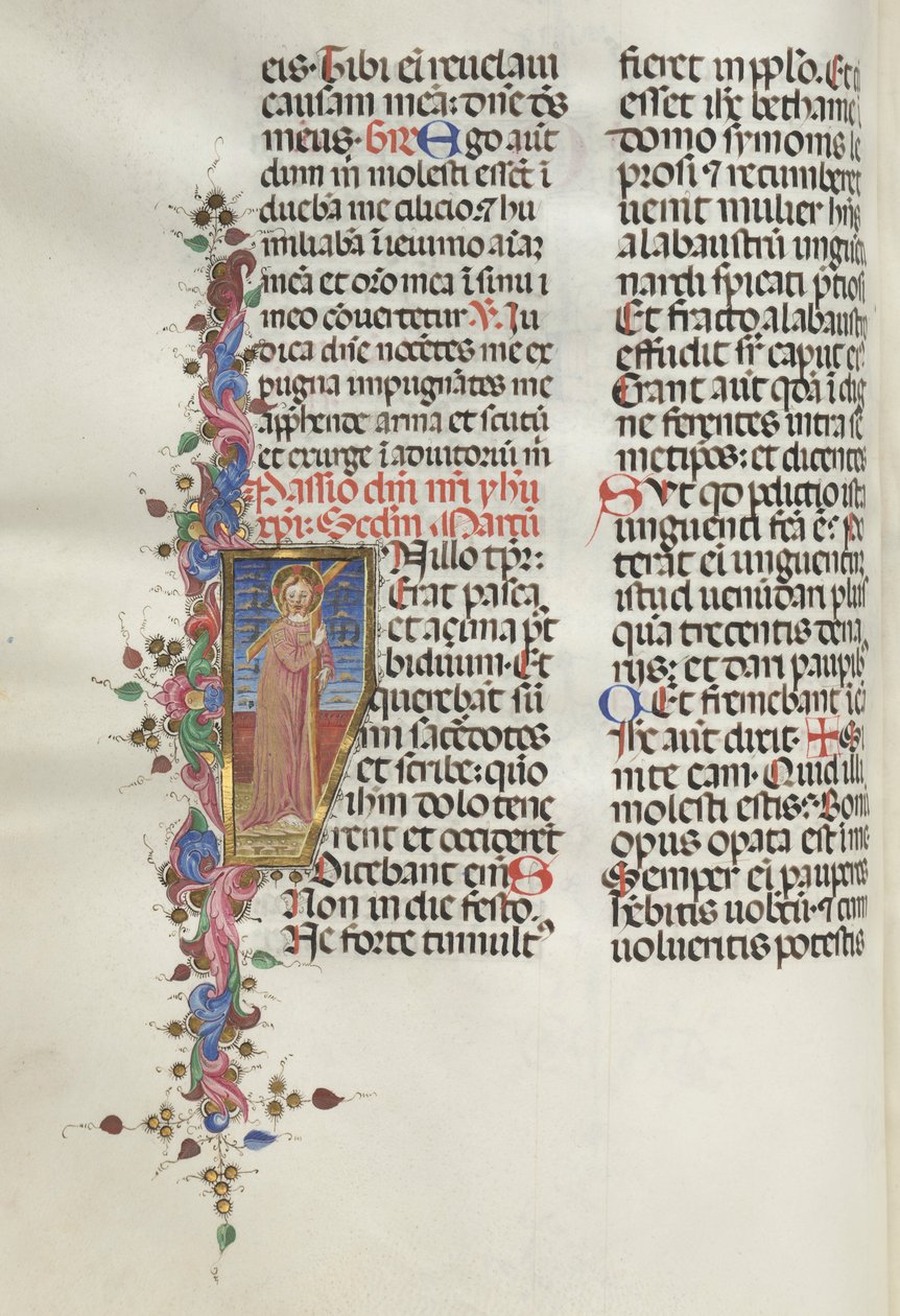 Missale: Fol. 124v: Christ portant la croix, 1469 - Bartolomeo Caporali