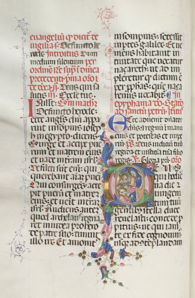 Missale : Fol. 30v : Adoration des Mages, 1469 - Bartolomeo Caporali