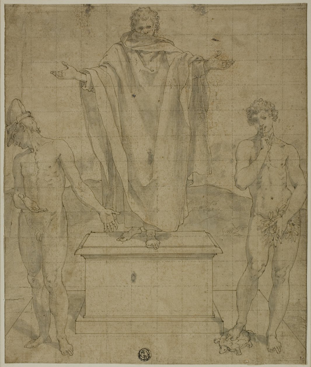 Étude pour Allégorie de la Foi et du Silence - Bartolomeo Cesi
