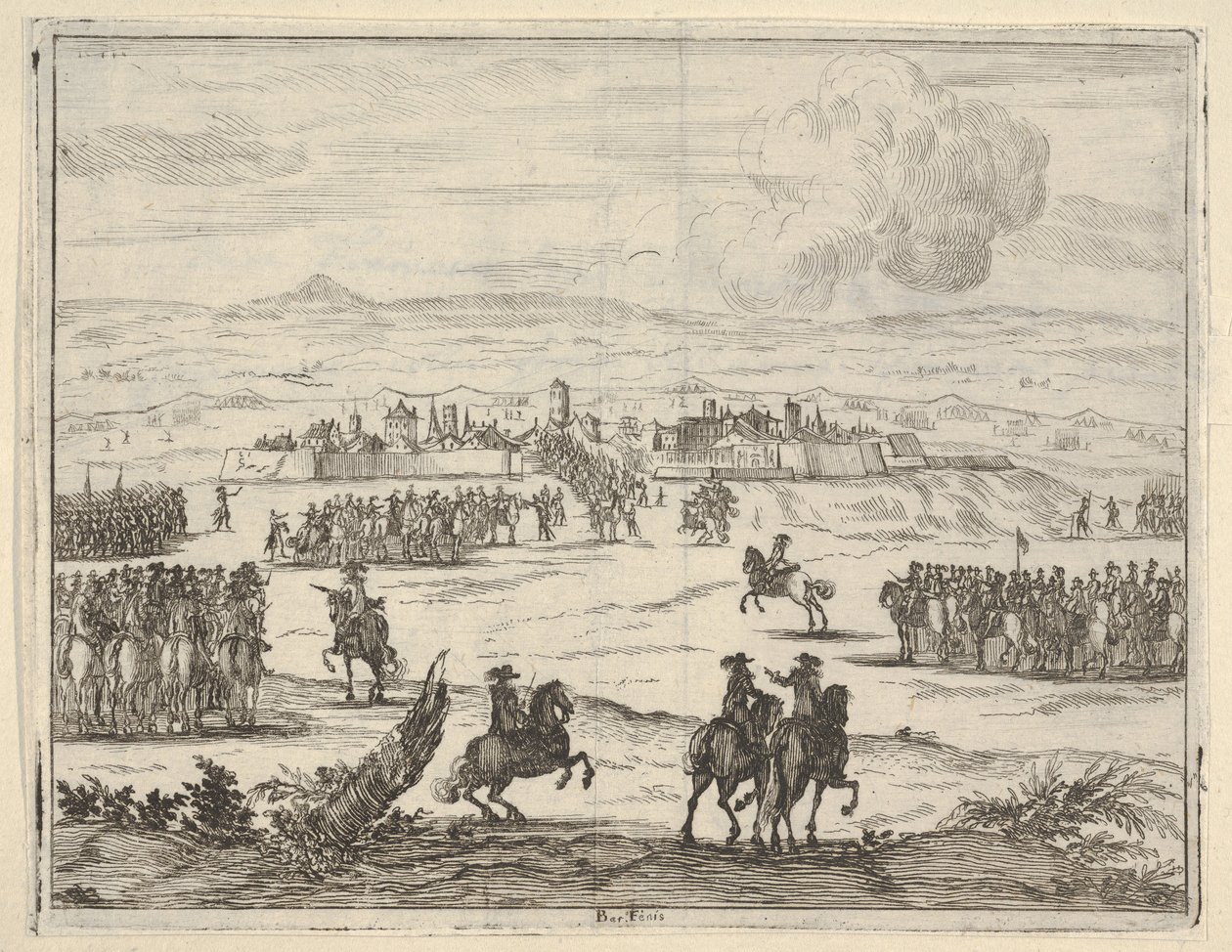Après un long siège, Francesco I d