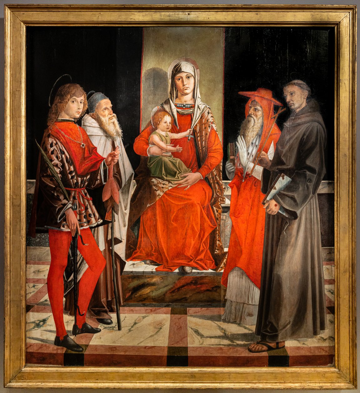 Madonna en majesté avec l
