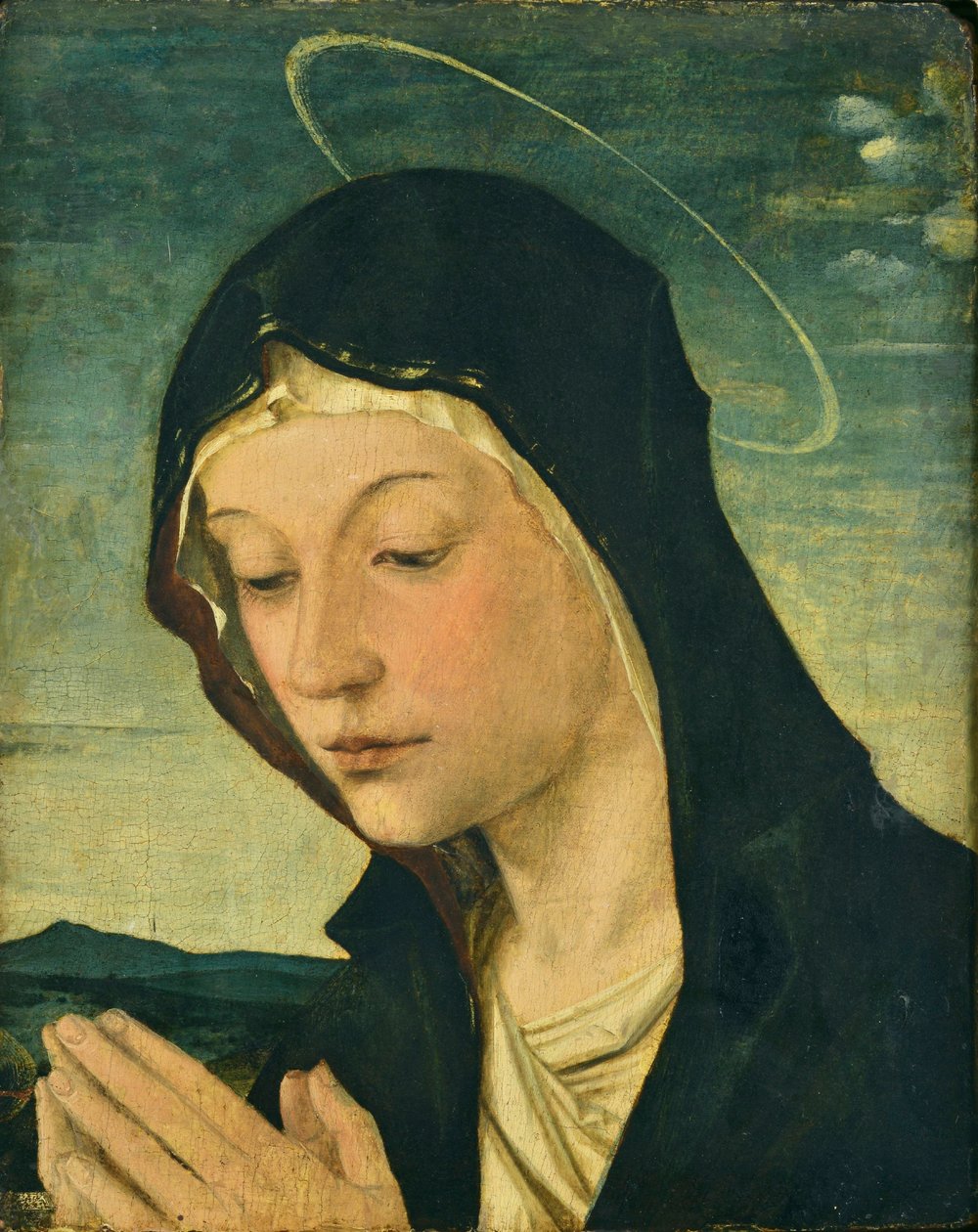 Tête et mains d