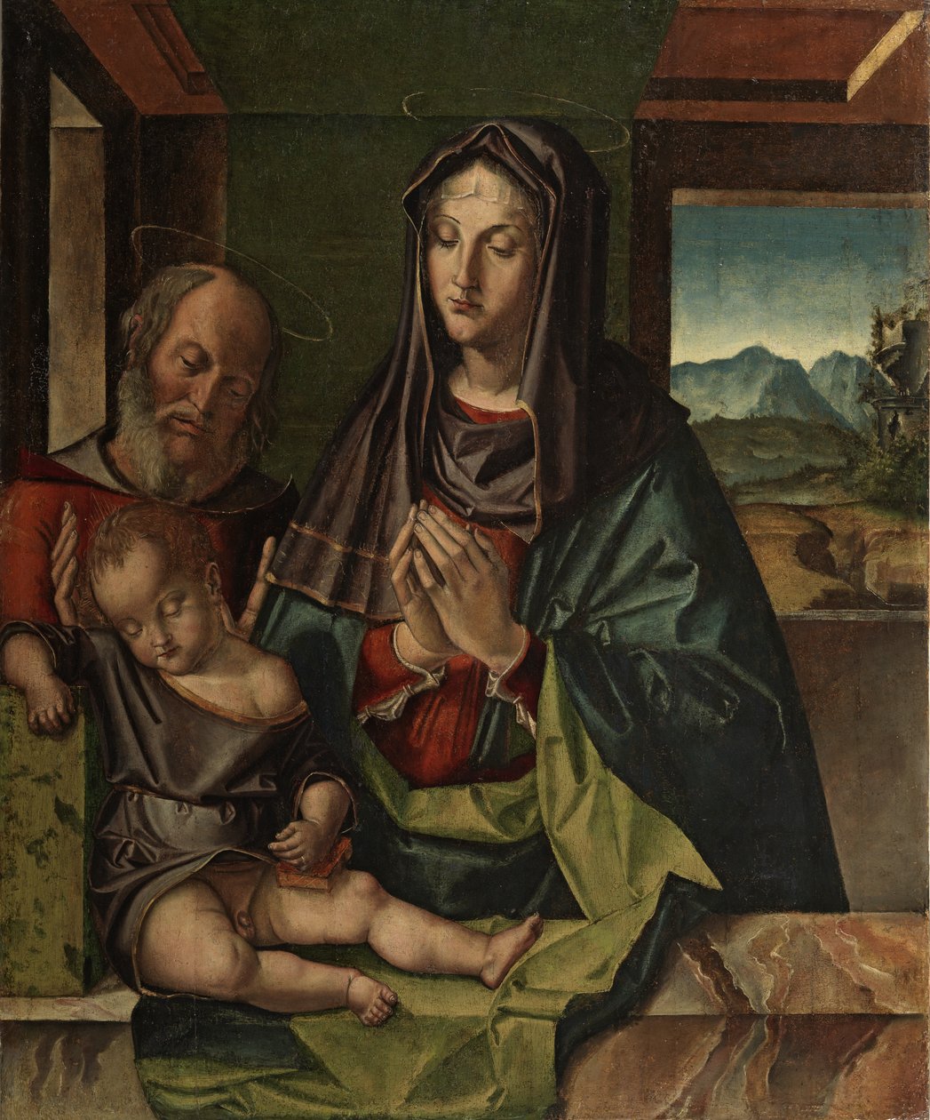 Sainte Famille, c.1500 - Bartolomeo Montagna