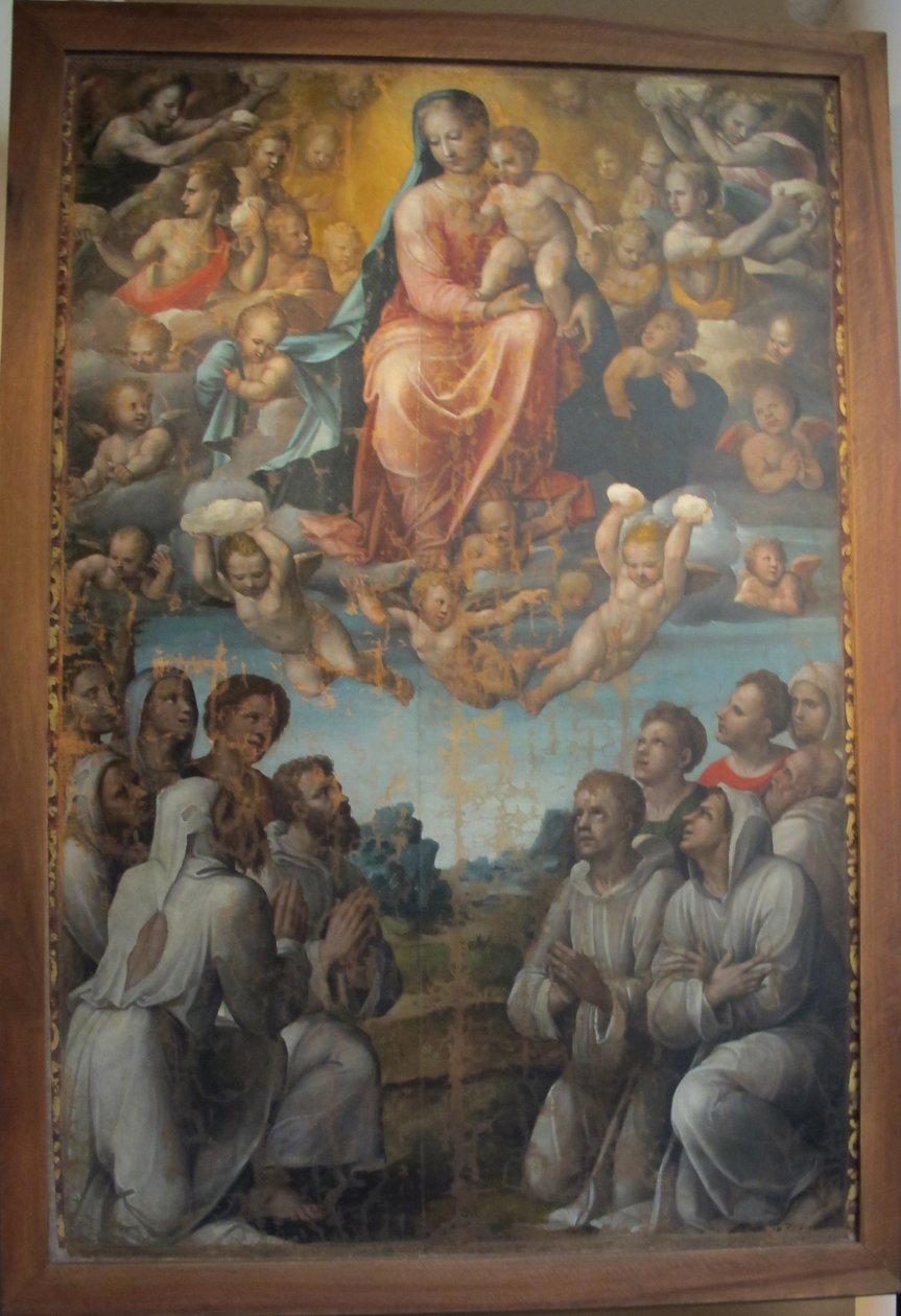 Bartolomeo neroni dit le Hérisson, Madone avec les Frères de la Compagnie - Bartolomeo Neroni