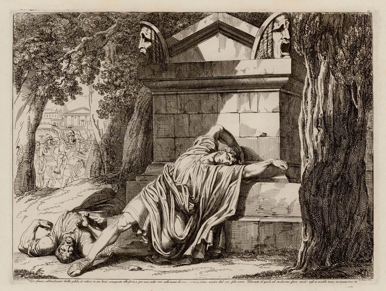 Mort de Gaius Gracchus - Bartolomeo Pinelli