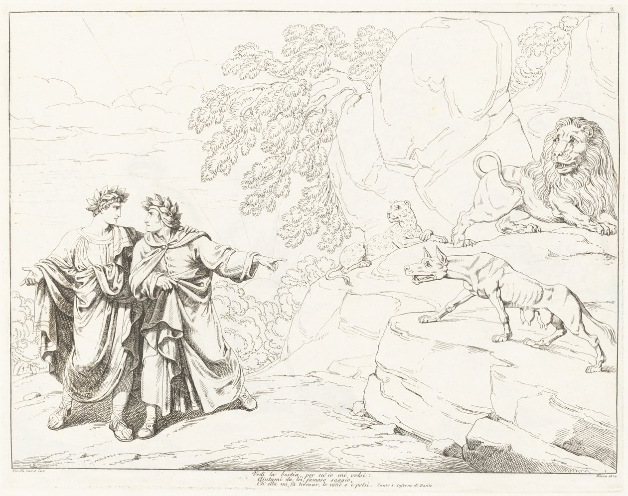 Divina Comedia di Dante (volume I) - Bartolomeo Pinelli