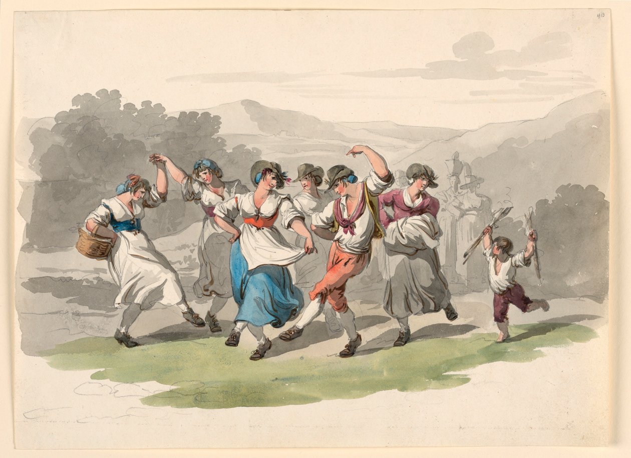 Dessin, Retour du millésime, 1807-08 - Bartolomeo Pinelli