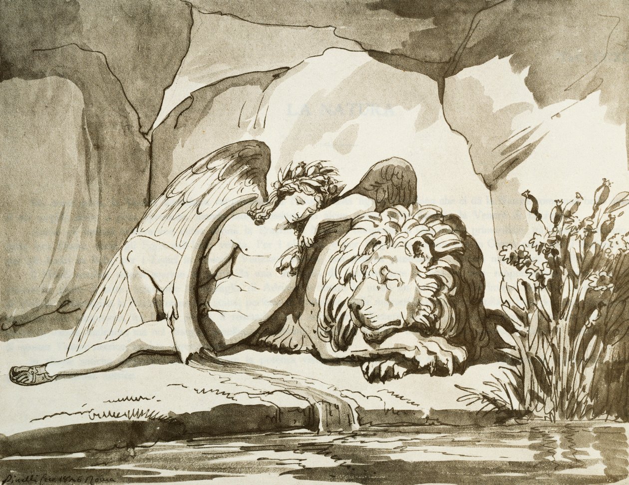 Hypnos (Le Sommeil) - Bartolomeo Pinelli