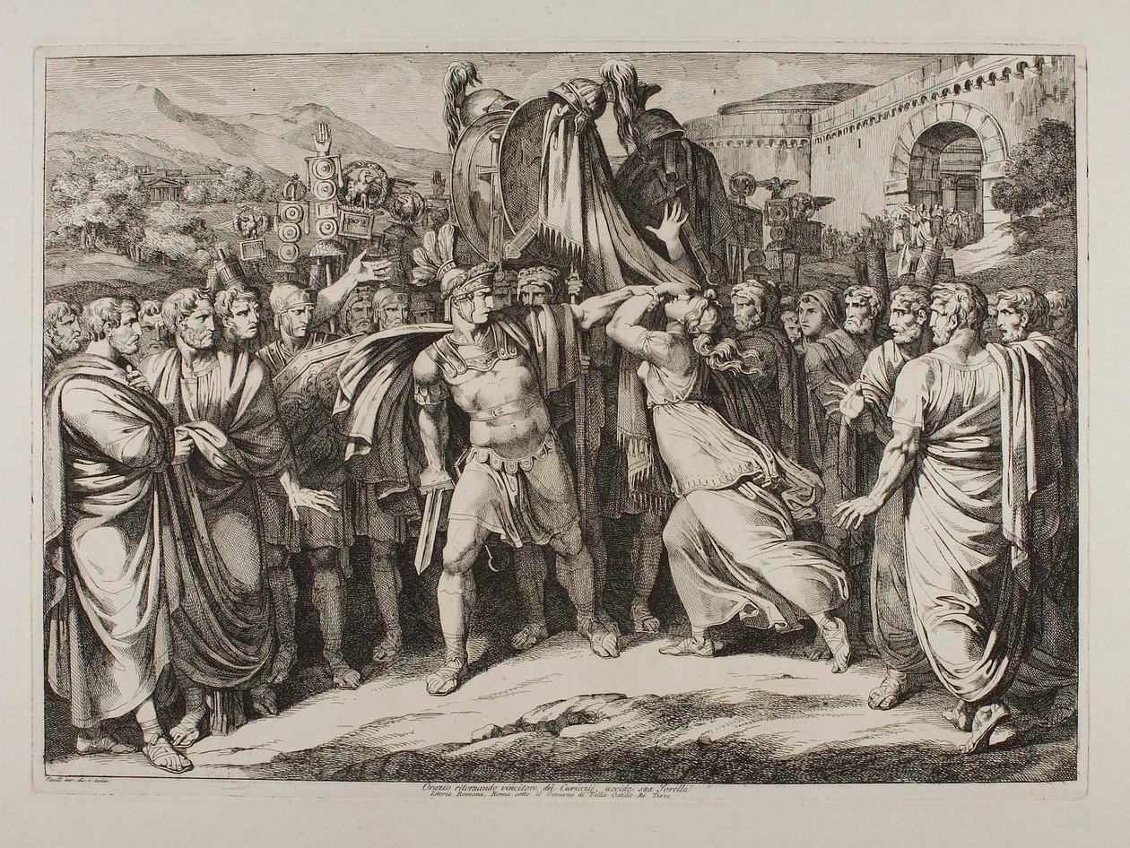 Marco Horatius tue sa sœur - Bartolomeo Pinelli